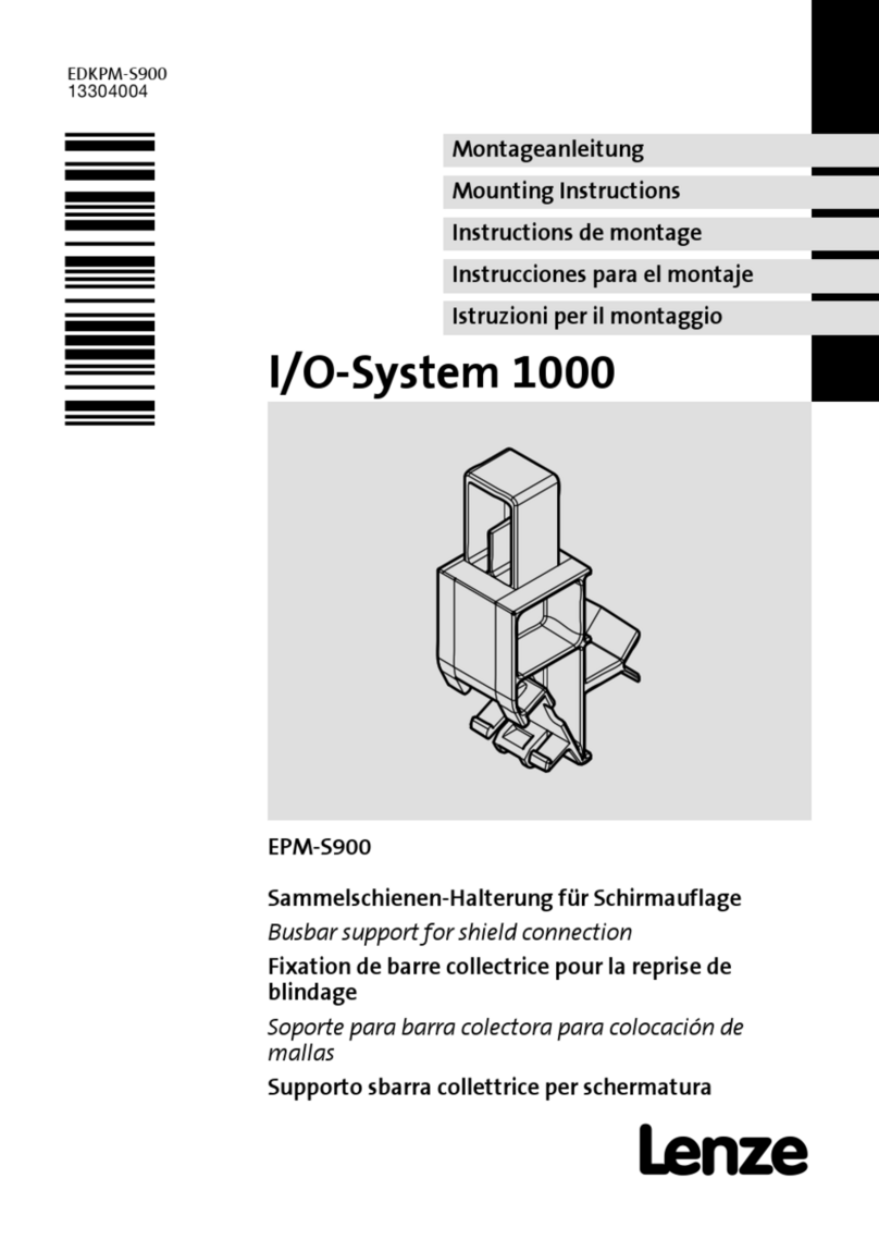 Lenze EPM-S900 User manual Lenze EPM-S900 User manual