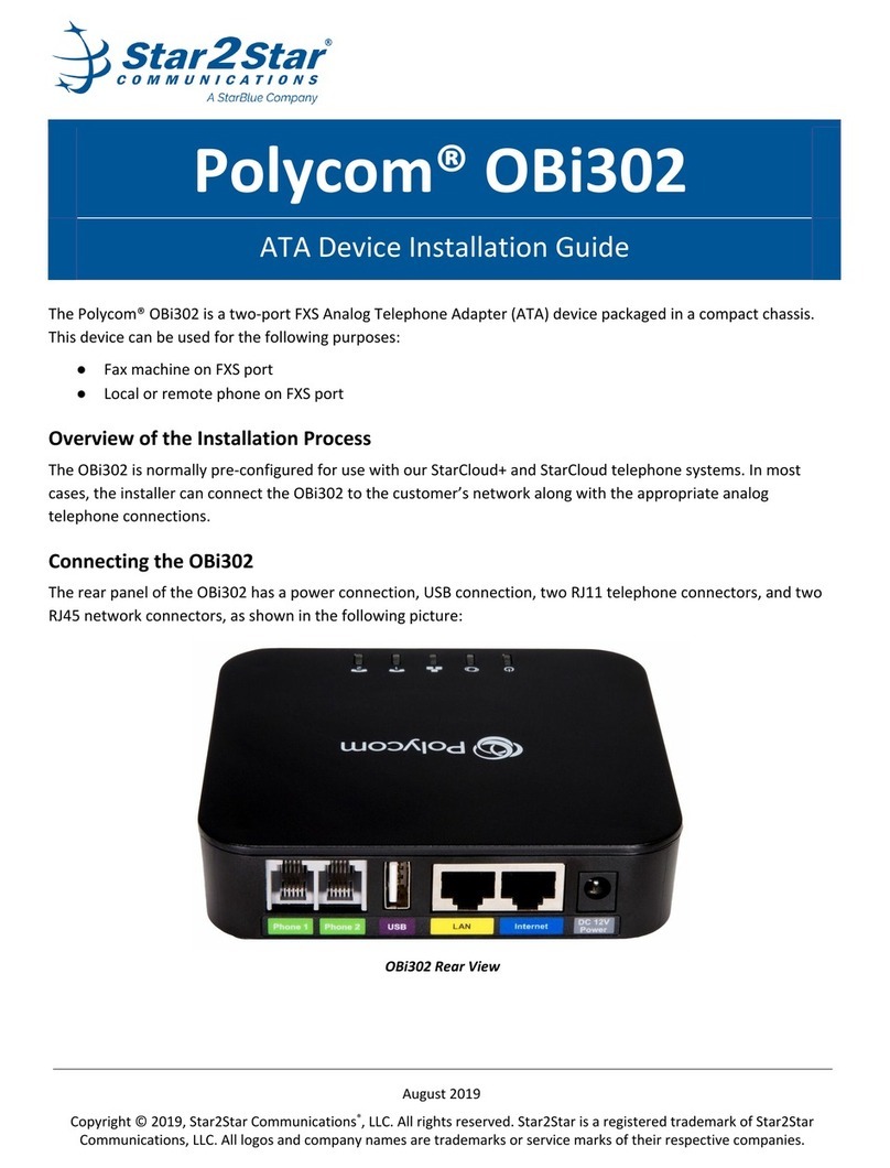 Star2Star Polycom OBi302 installation guide
