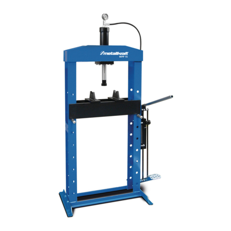 Metallkraft WPP 15 operating instructions