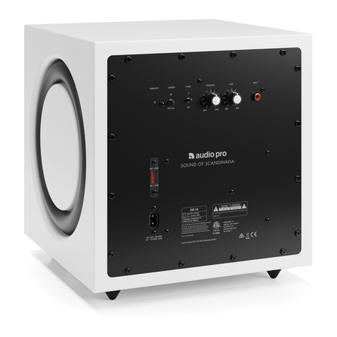 Audio Pro SW-10 user manual