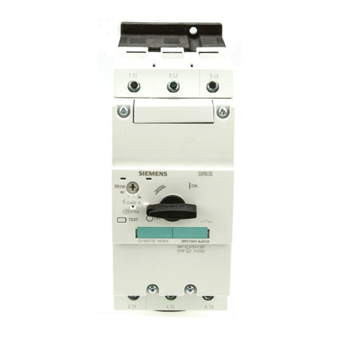 Siemens 3RV1 Series User manual