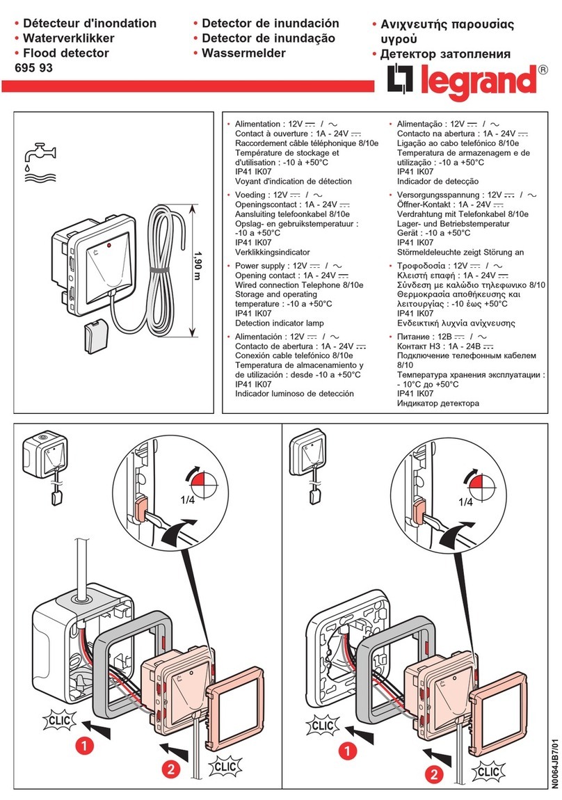 LEGRAND 695 93 User manual
