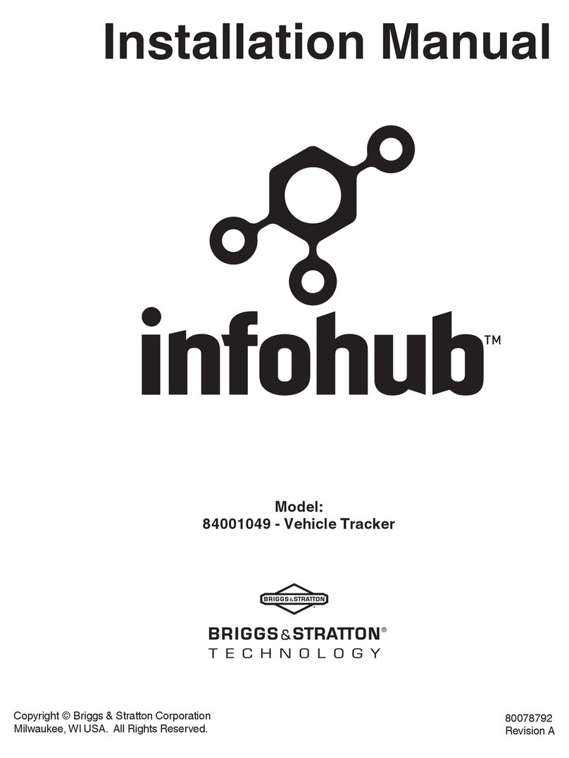 Briggs & Stratton infohub 84001049 installation manual