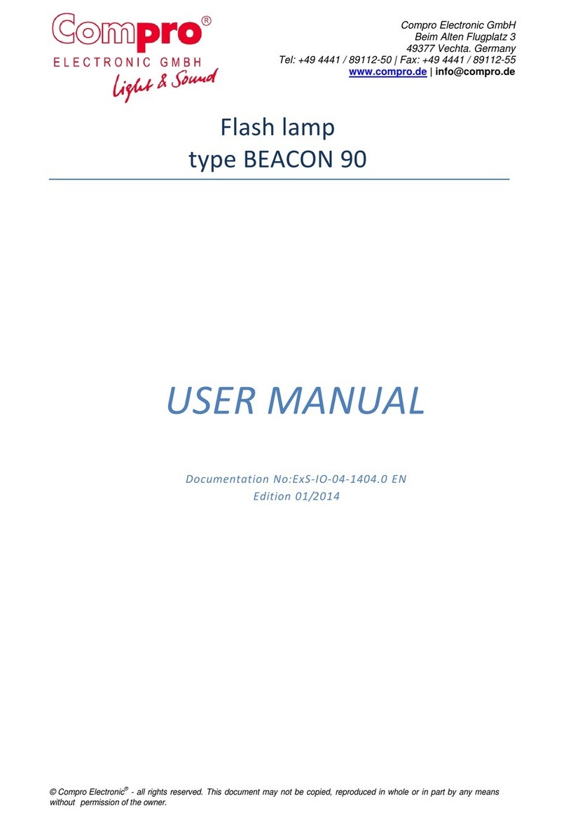 COMPRO BEACON 90 user manual