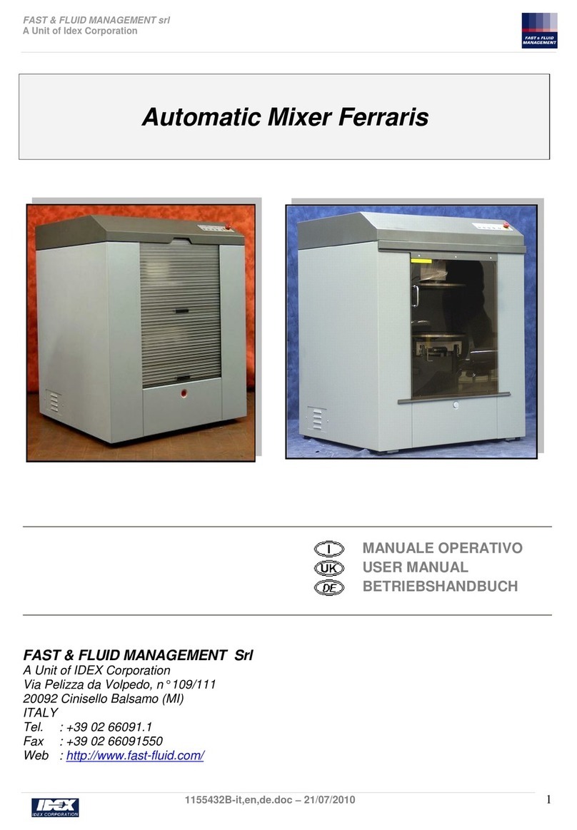 Idex Fast & Fluid Management Ferraris User manual