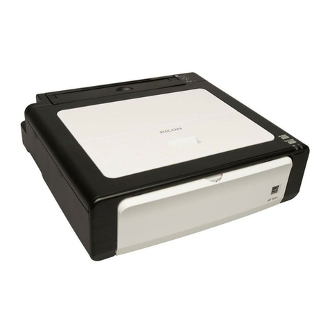 Ricoh Aficio SP 100 Manual