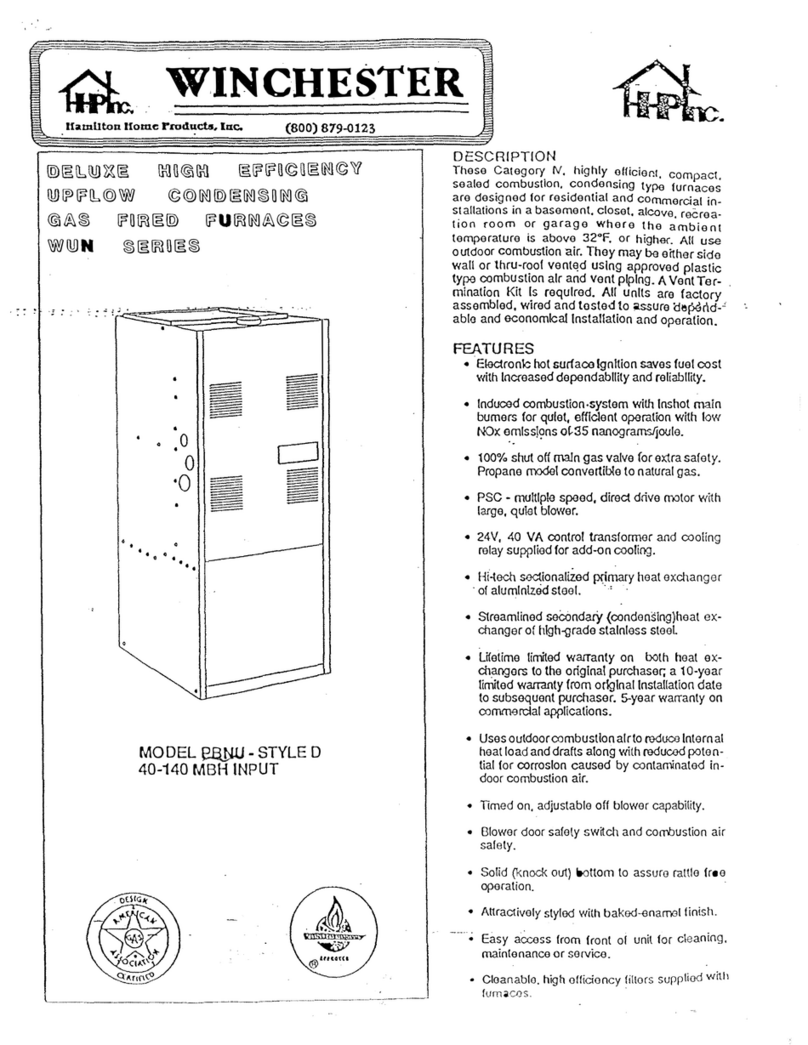 HHP Winchester WUN Series installation instructions