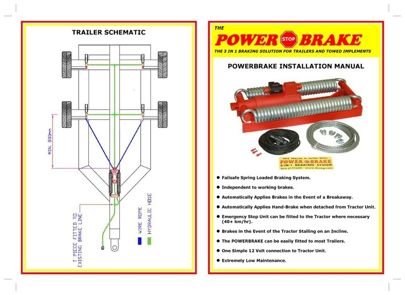 Vapormatic POWER-BRAKE installation manual