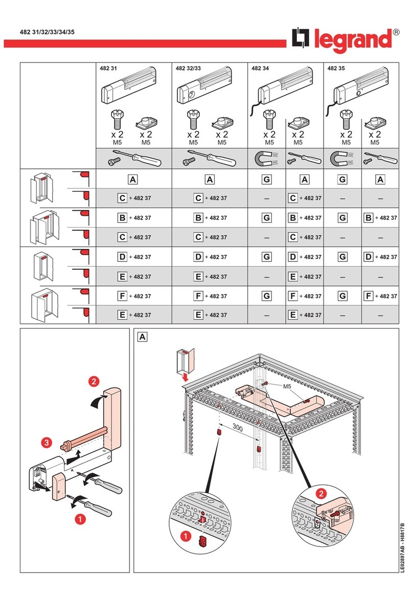 LEGRAND 482 31 manual