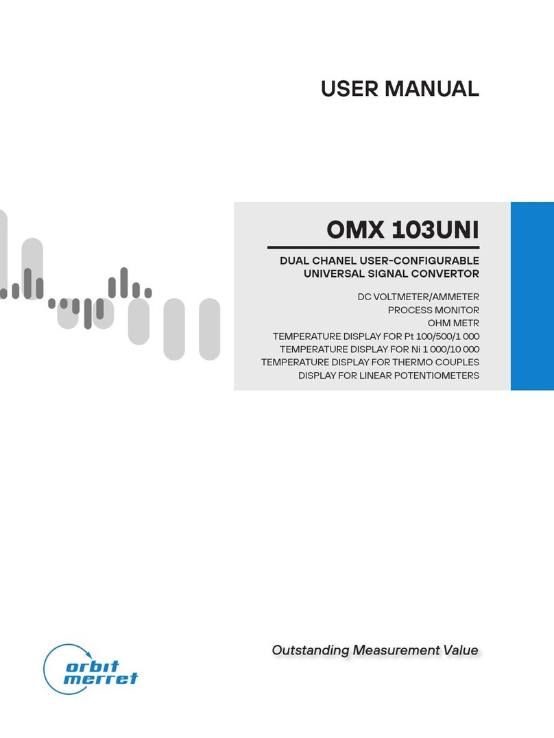 Orbit Merret OMX 103UNI user manual