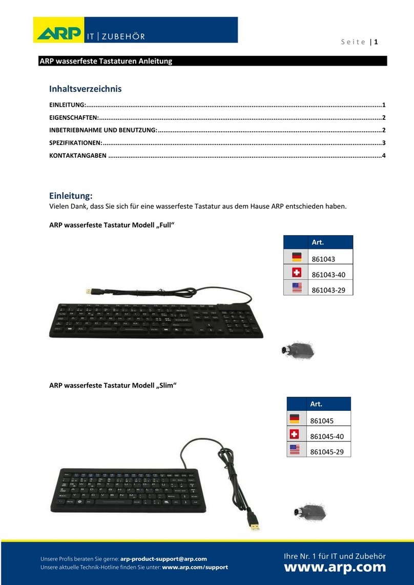 ARP 860198 instruction manual
