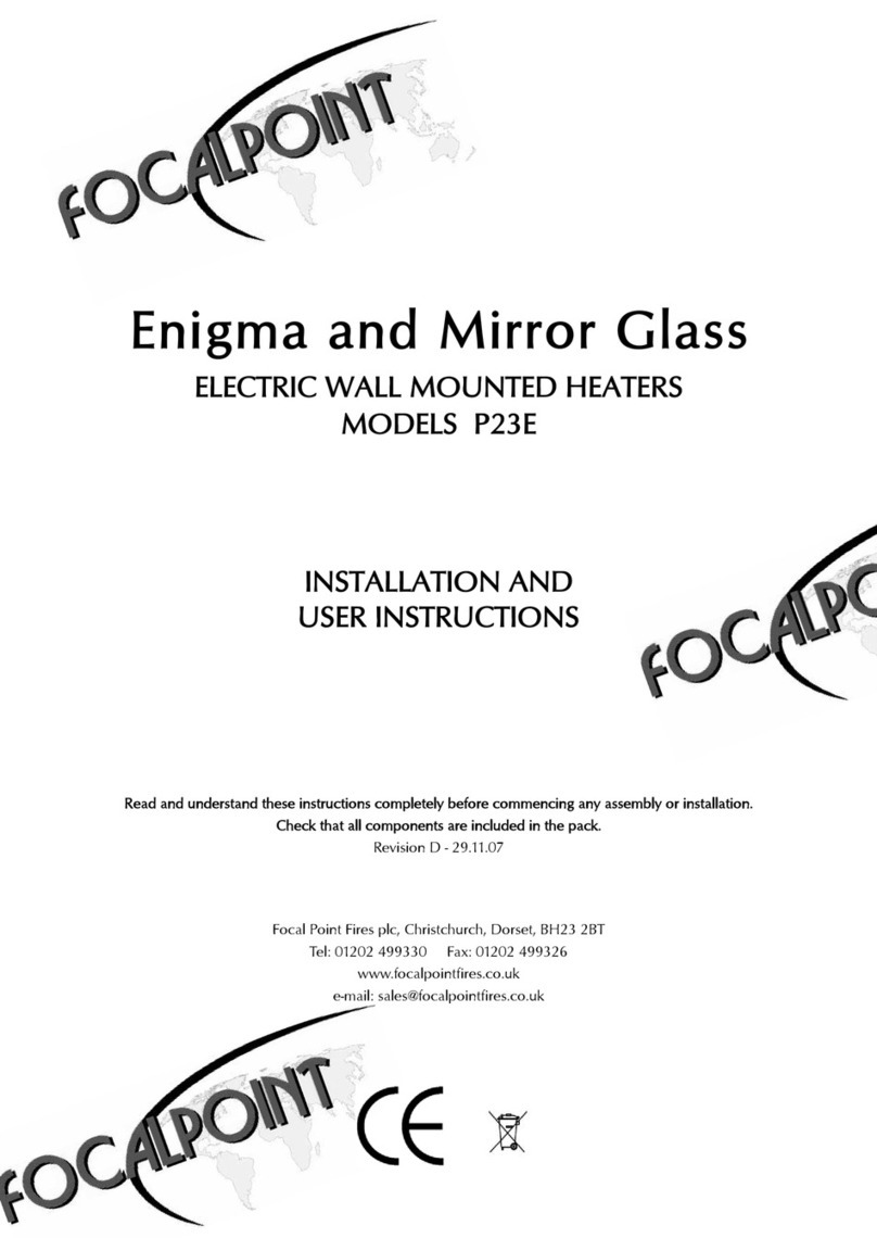Focal Point Enigma Installation and user instructions Focal Point Enigma Installation and user instructions