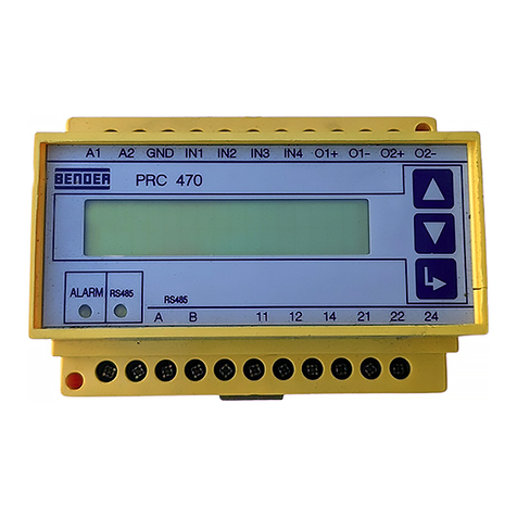 Bender PRC470 Series User manual