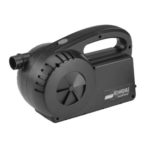 Coleman Rechargeable QuickPump 2000000835 User manual