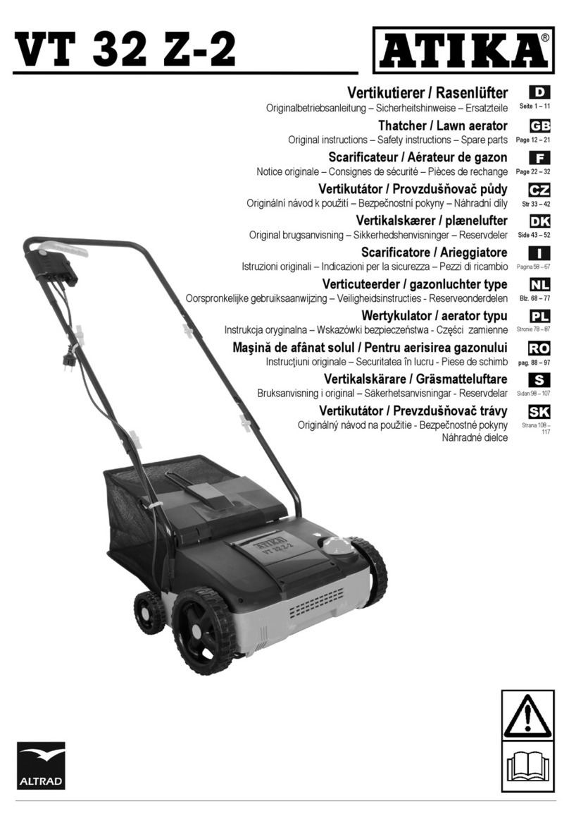 Altrad ATIKA VT 32 Z-2 Original instructions