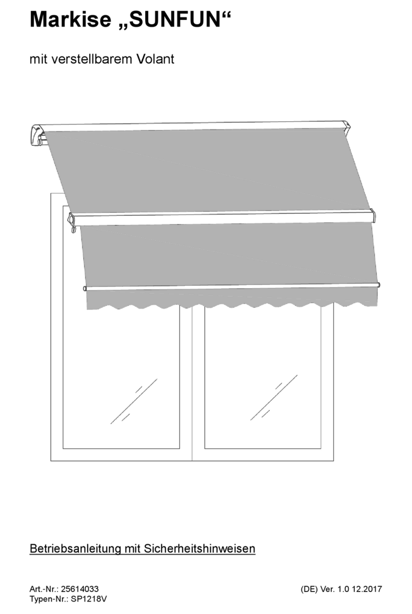 BAHAG SUNFUN Mounting Instructions with Safety Instructions