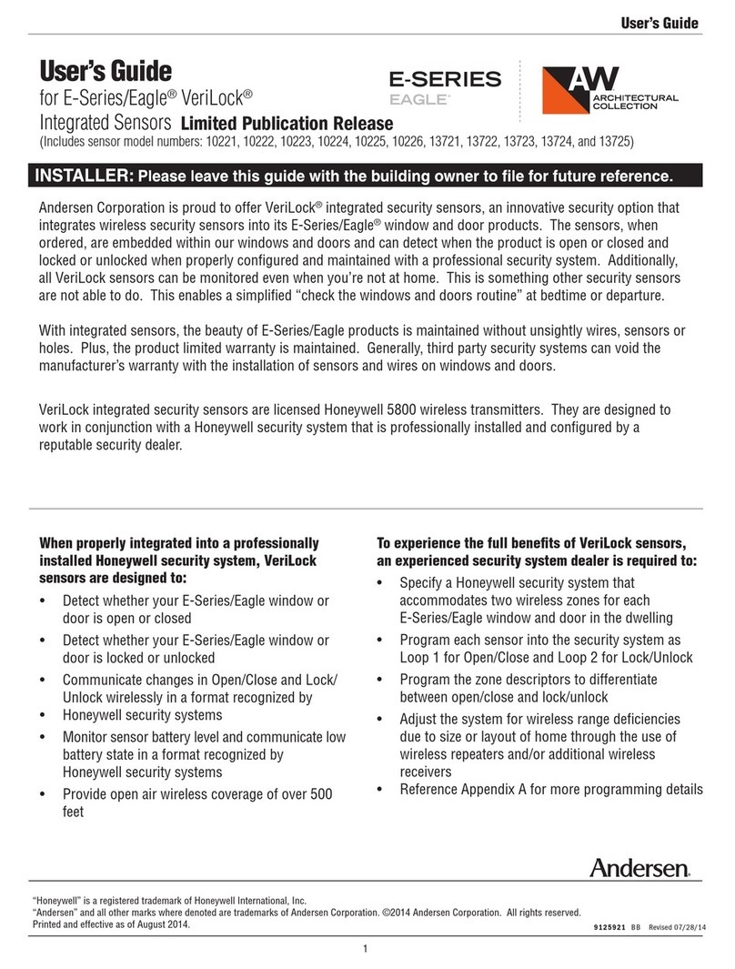 Andersen E Series User manual