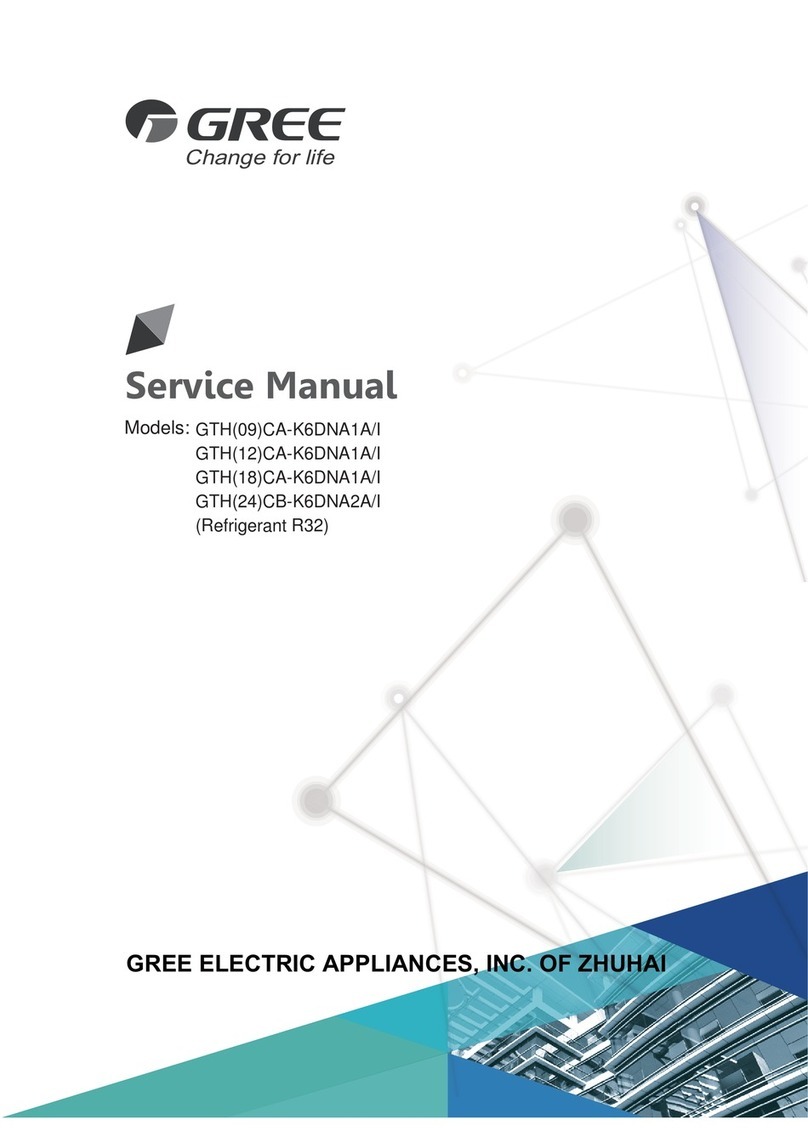 Gree GTH(09)CA-K6DNA1A/I User manual