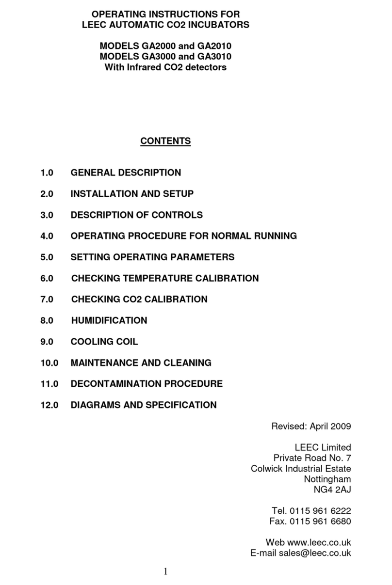 LEEC GA2000 User manual