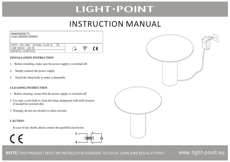 Light-Point MADISON T1 instruction manual