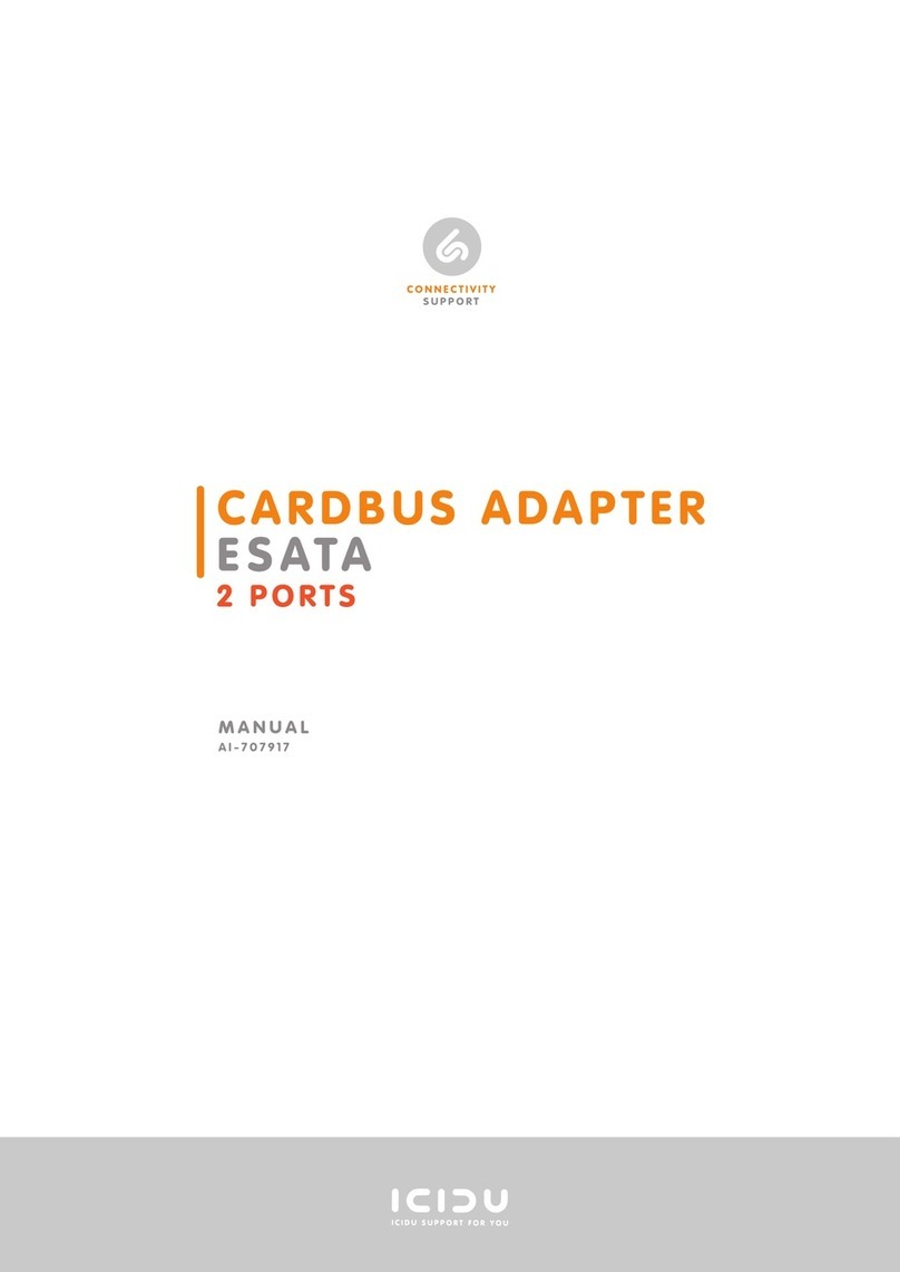Icidu CARDBUS manual