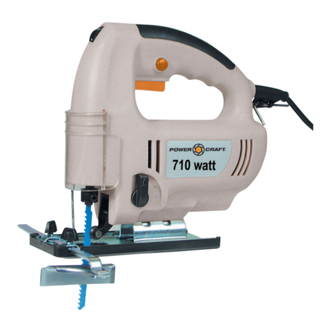 Power Craft JIG SAW 42500 instruction manual