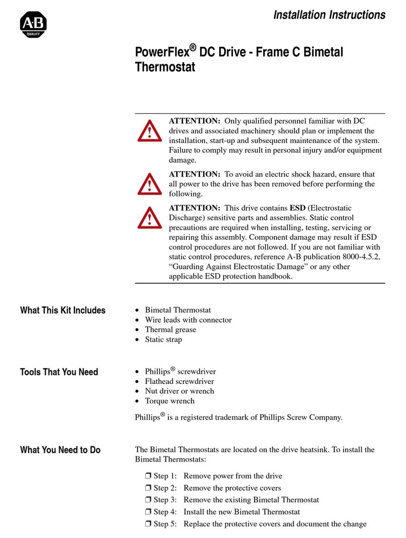 Rockwell Automation Allen-Bradley PowerFlex 4M User manual Rockwell Automation Allen-Bradley PowerFlex 4M User manual