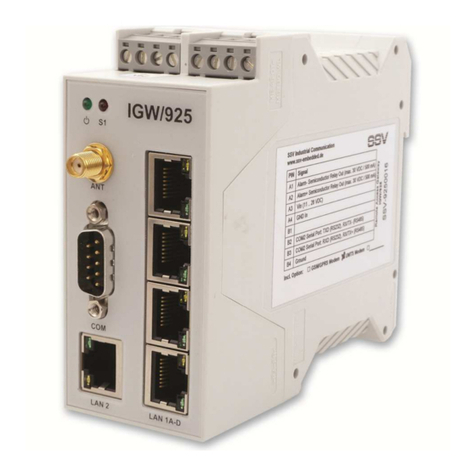 SSV IGW/925-W Application guide