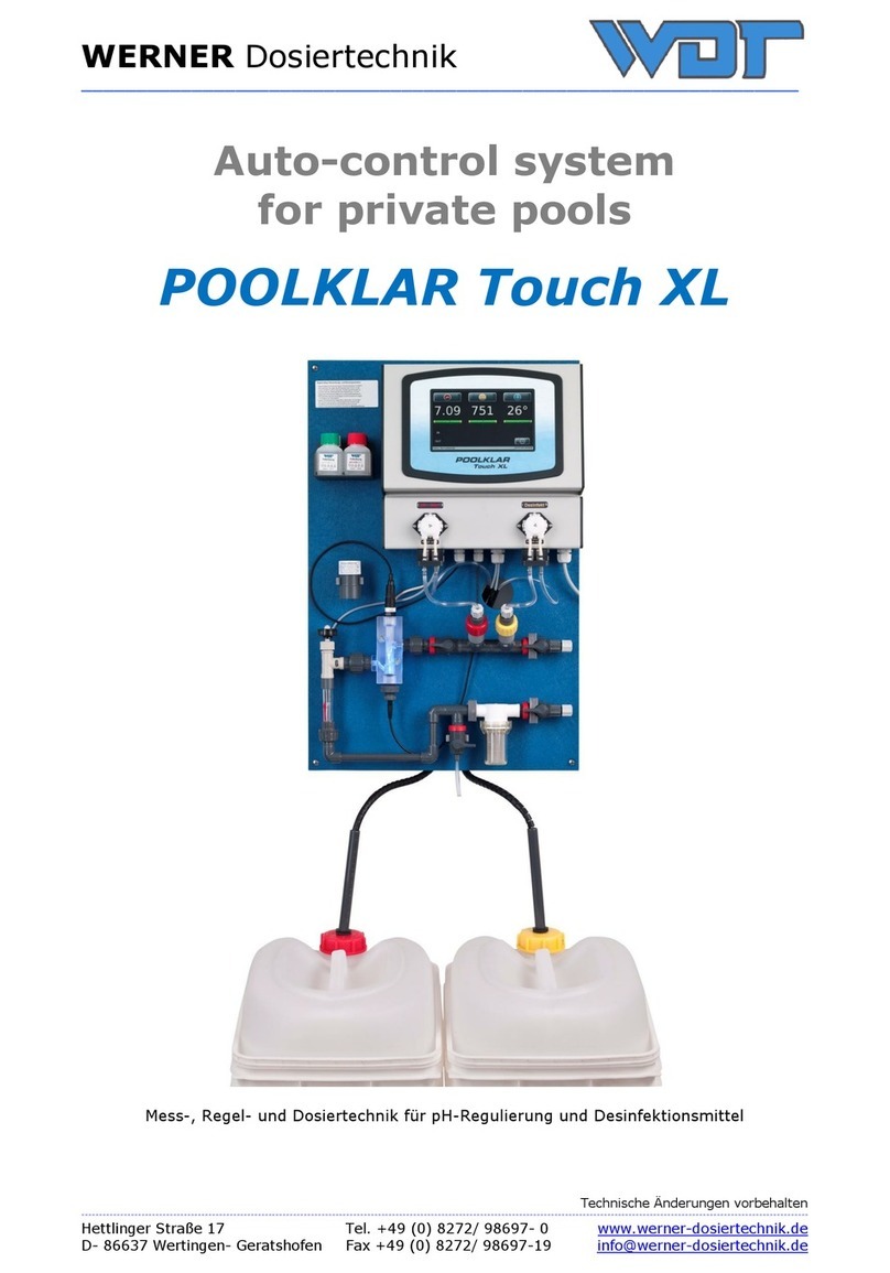 Werner Dosiertechnik POOLKLAR Touch XL manual