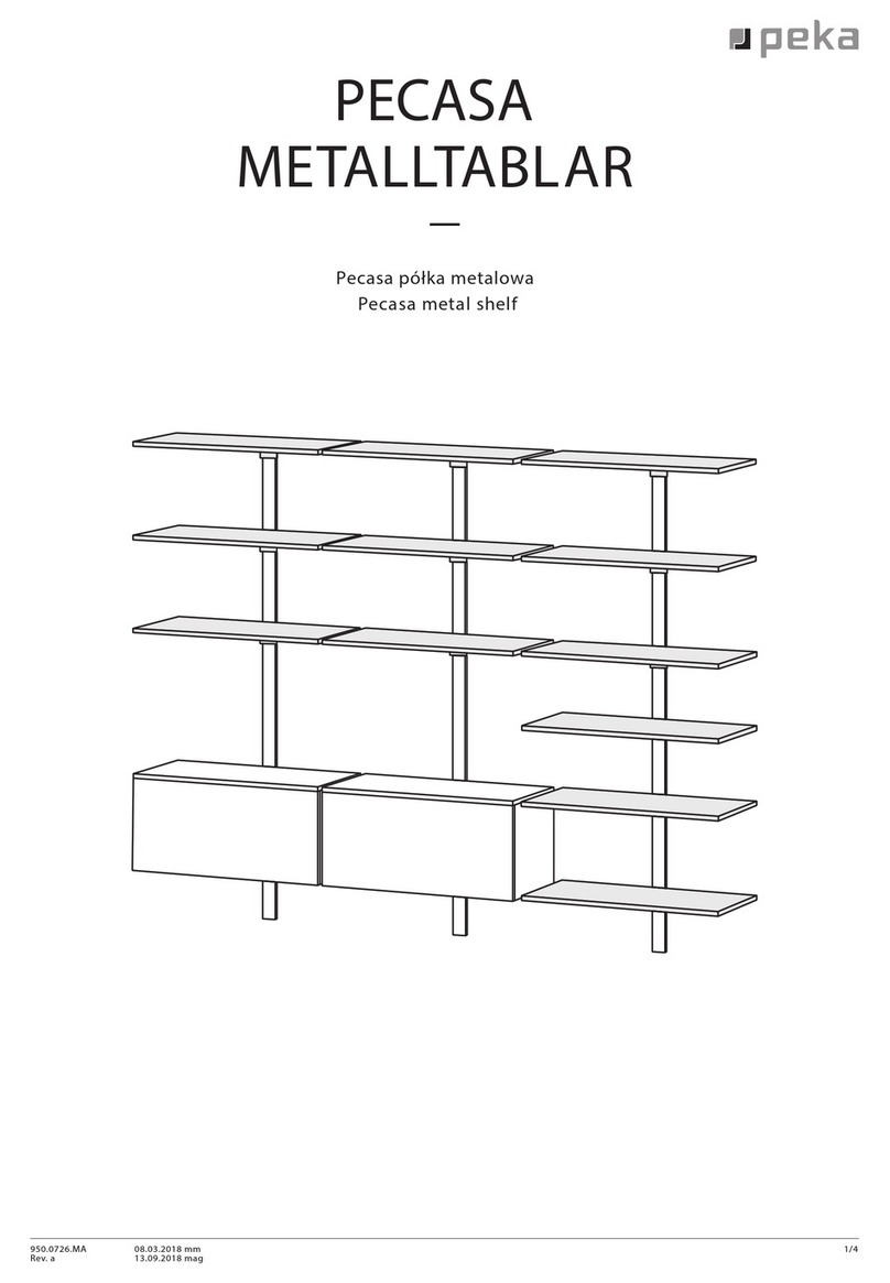 Peka Pecasa Metal shelf manual Peka Pecasa Metal shelf manual