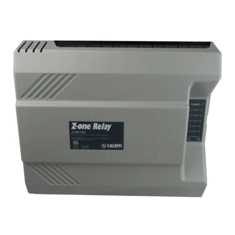CALEFFI Z-one ZVR10 Series User manual