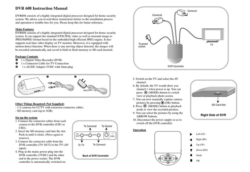 Electronics123 DVR608 instruction manual