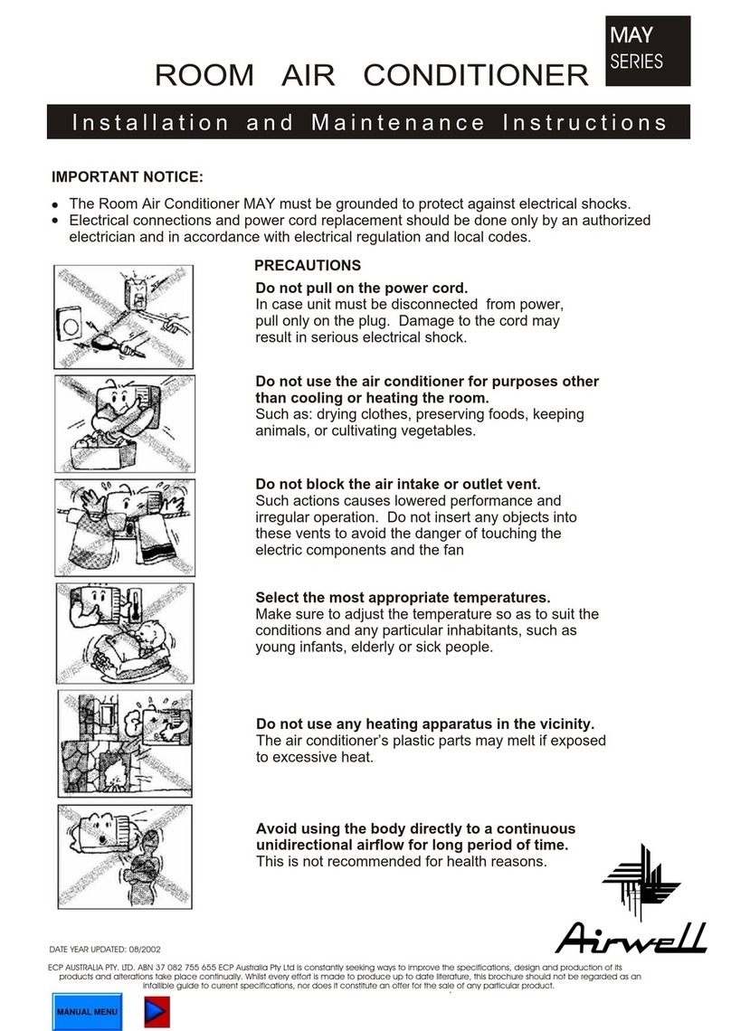 Airwell MAY Series User manual