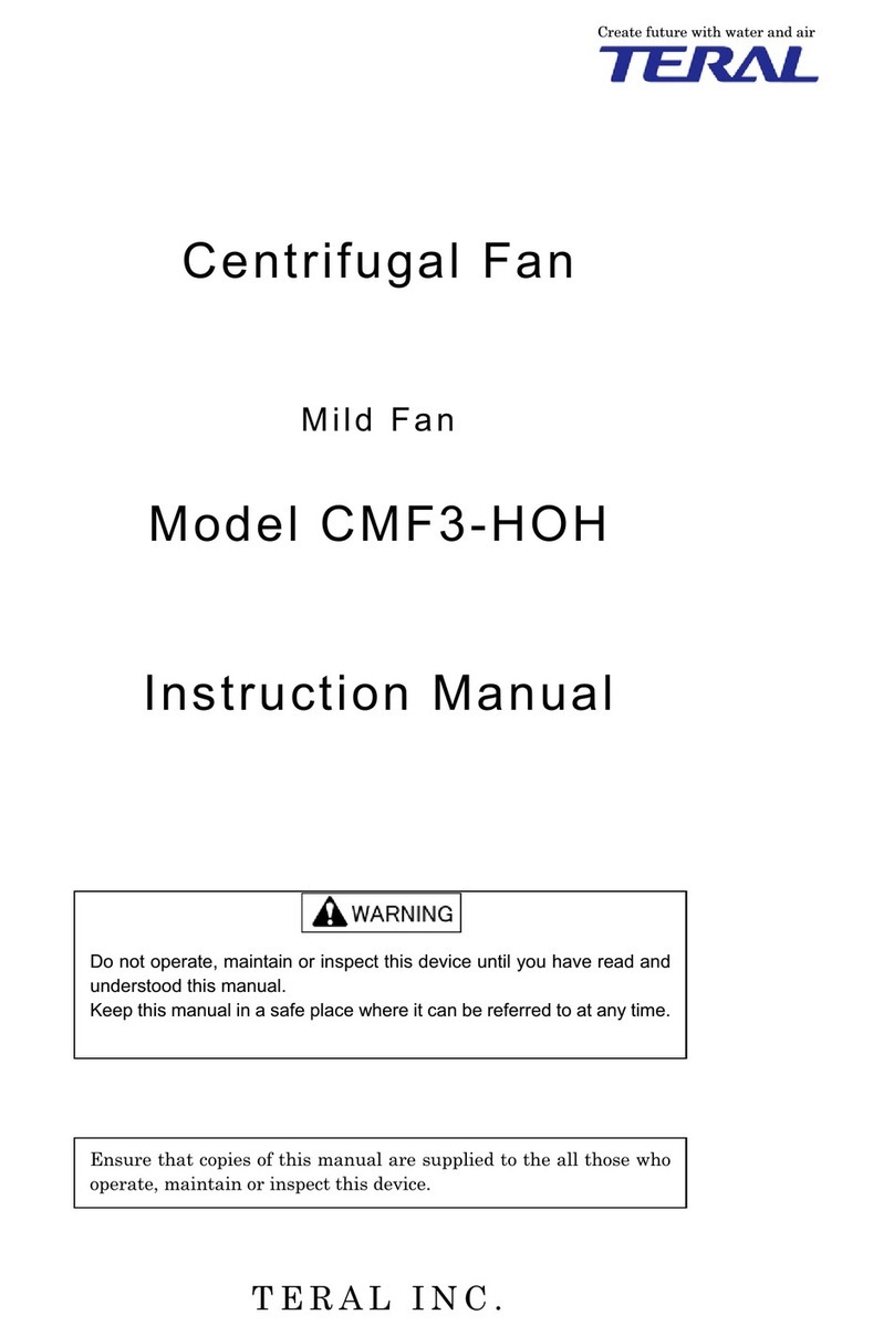 Teral CMF3-HOH instruction manual