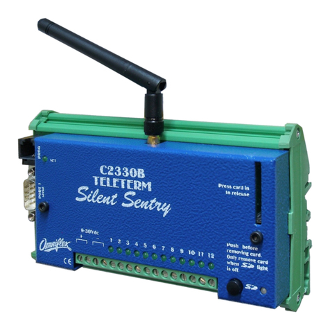 Omniflex Teleterm Silent Sentry C2330B installation guide