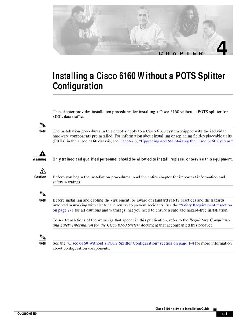 Cisco 6160 Reference guide
