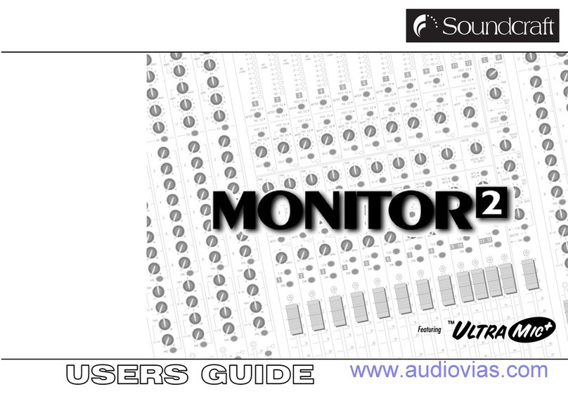 Harman SoundCraft MONITOR 2 User manual