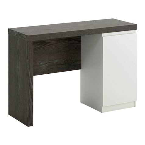 Teknik Hudson Chunky Desk 5425833 User manual