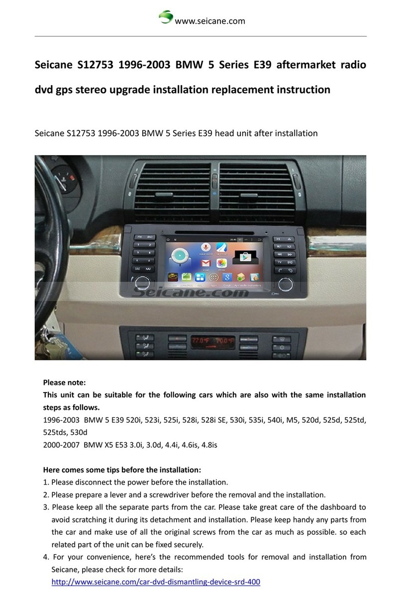 Seicane S12753 Upgrade installation replacement instruction