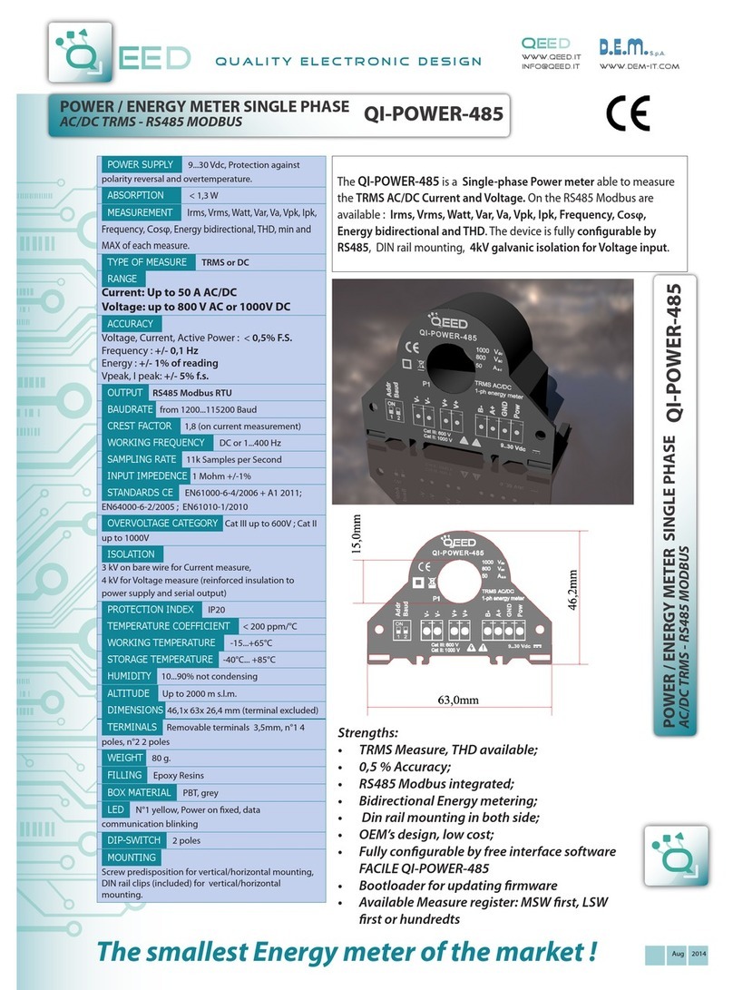 QEED QI-POWER-485 instruction manual