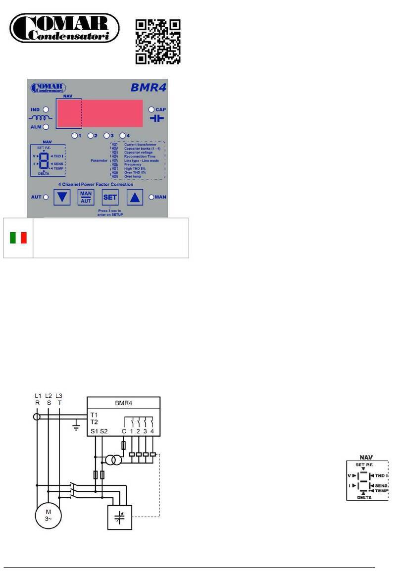 Comar Condensatori BMR4 User manual