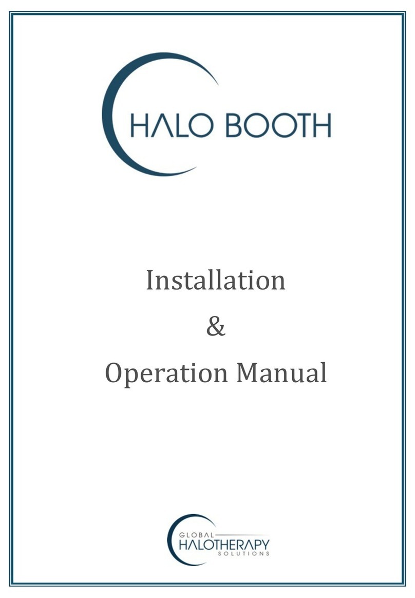 Halotherapy Solutions HALO BOOTH User manual