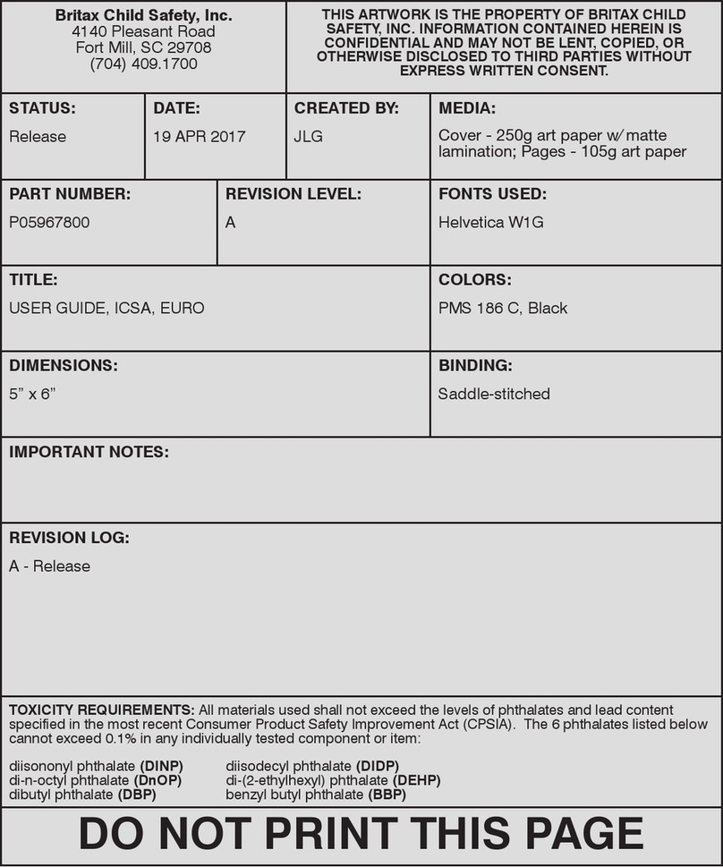 Britax P05967800 user guide