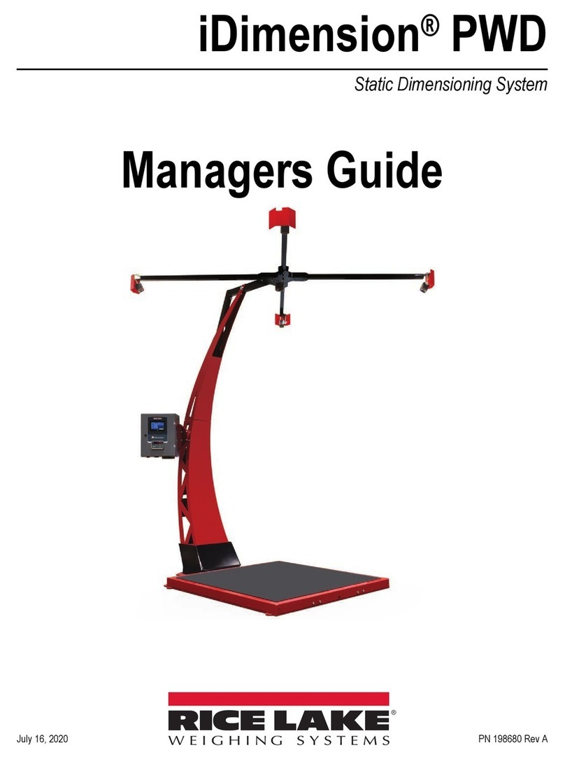 Rice Lake iDimension PWD User manual