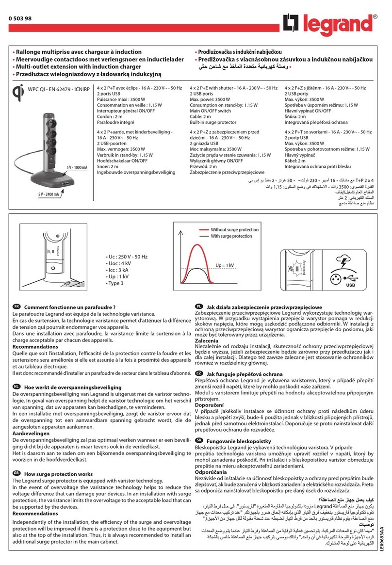 LEGRAND 0 503 98 quick guide