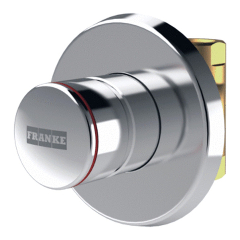 Franke F3 Series Installation and operating instructions