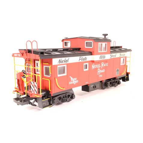 USA Trains EXTENDED VISION CABOOSE instructions