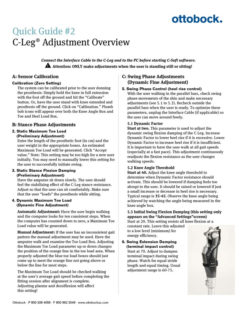 Otto Bock C-Leg quick guide