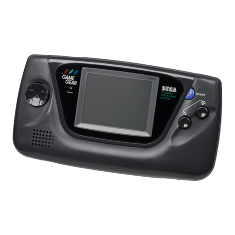 Sega GAME GEAR User manual
