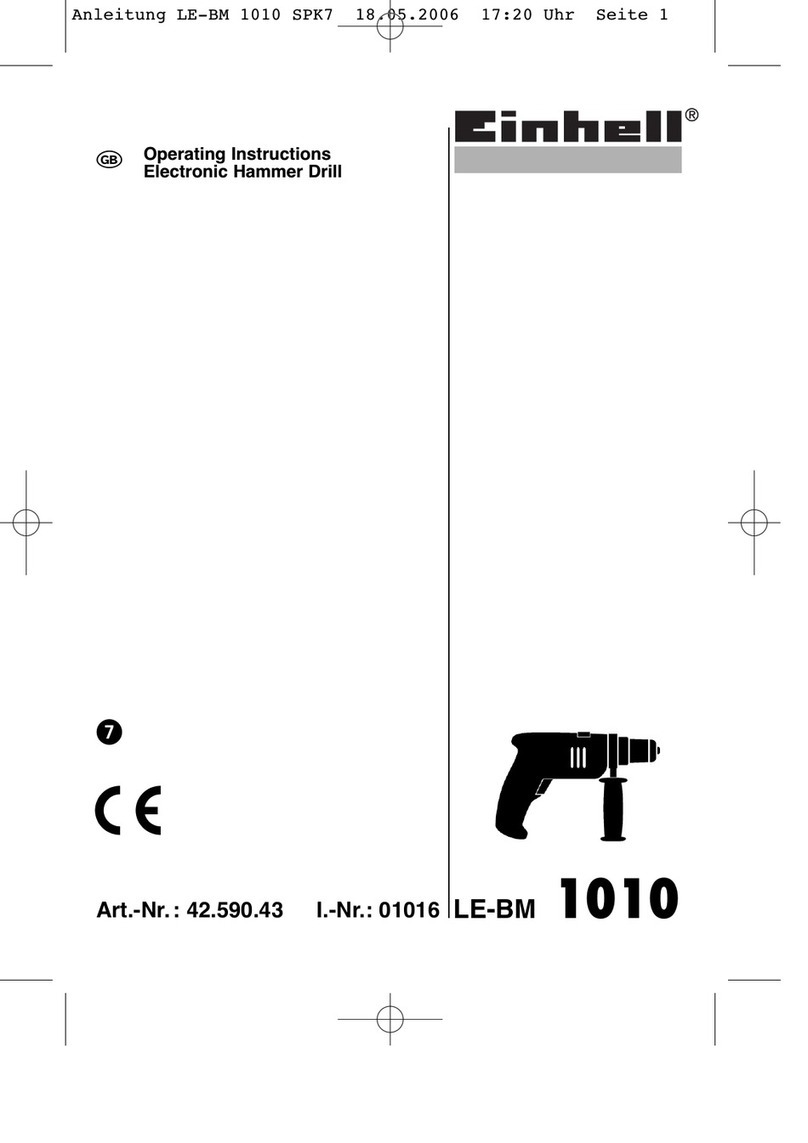 EINHELL LE-BM 1010 operating instructions